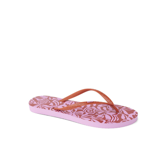 Sandalia Reef Women Seaside Prints Pink Mode Flower