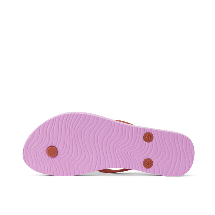 Sandalia Reef Women Seaside Prints Pink Mode Flower