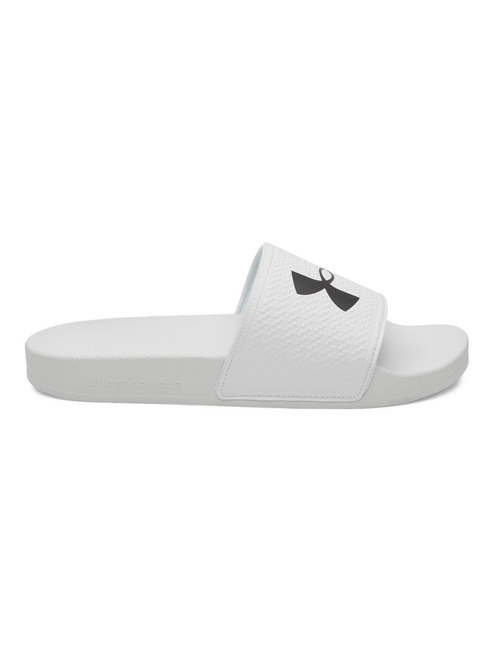 Sandalia UA W ARMR Slide blanca para mujer