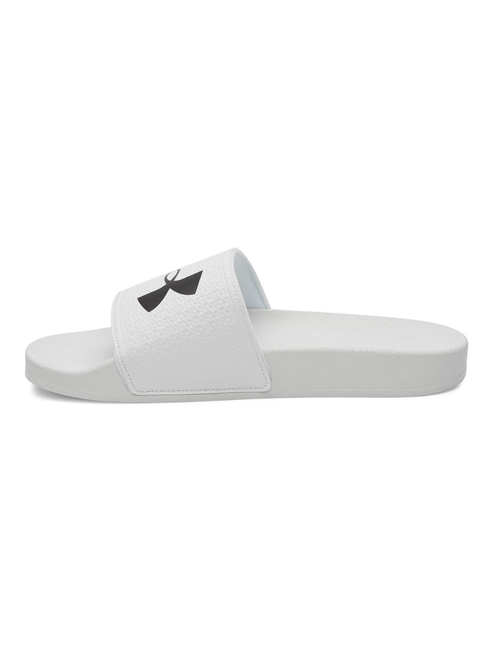 Sandalia UA W ARMR Slide blanca para mujer