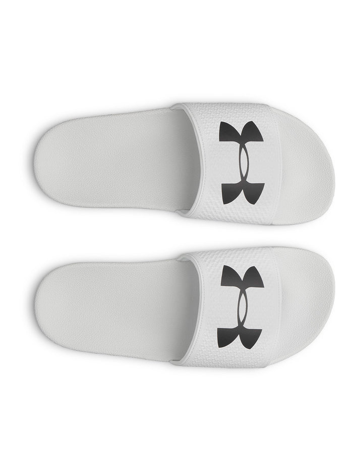 Sandalia UA W ARMR Slide blanca para mujer
