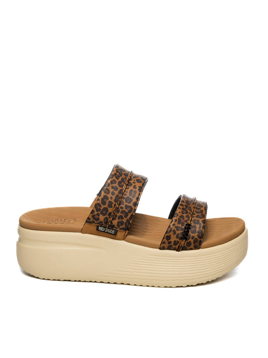 HEY DUDE sandalo austin slide leopard 45256 AUSTIN SLIDE-2LB