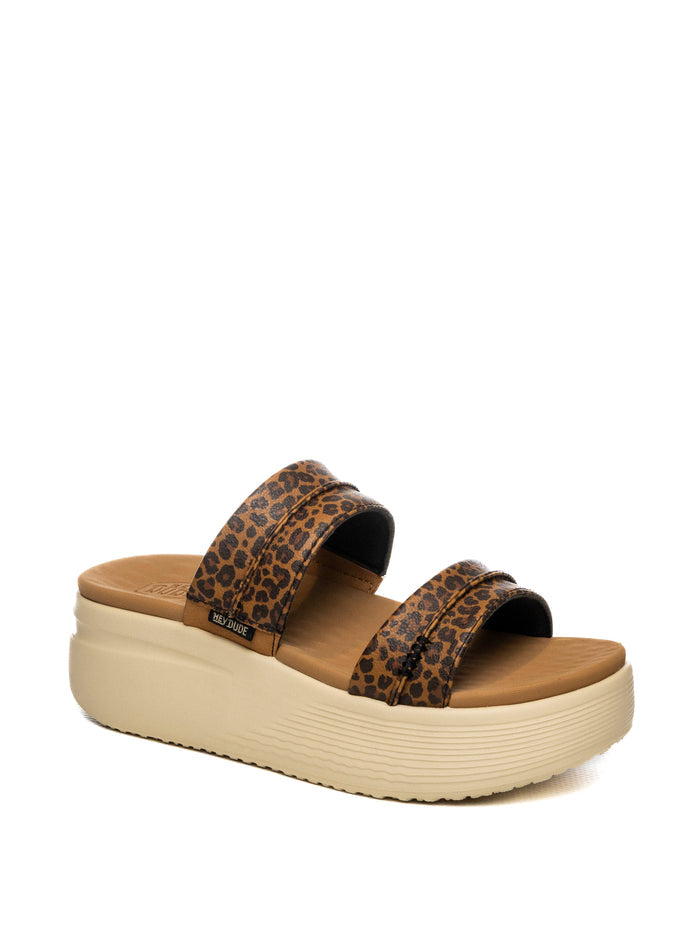 HEY DUDE sandalo austin slide leopard 45256 AUSTIN SLIDE-2LB