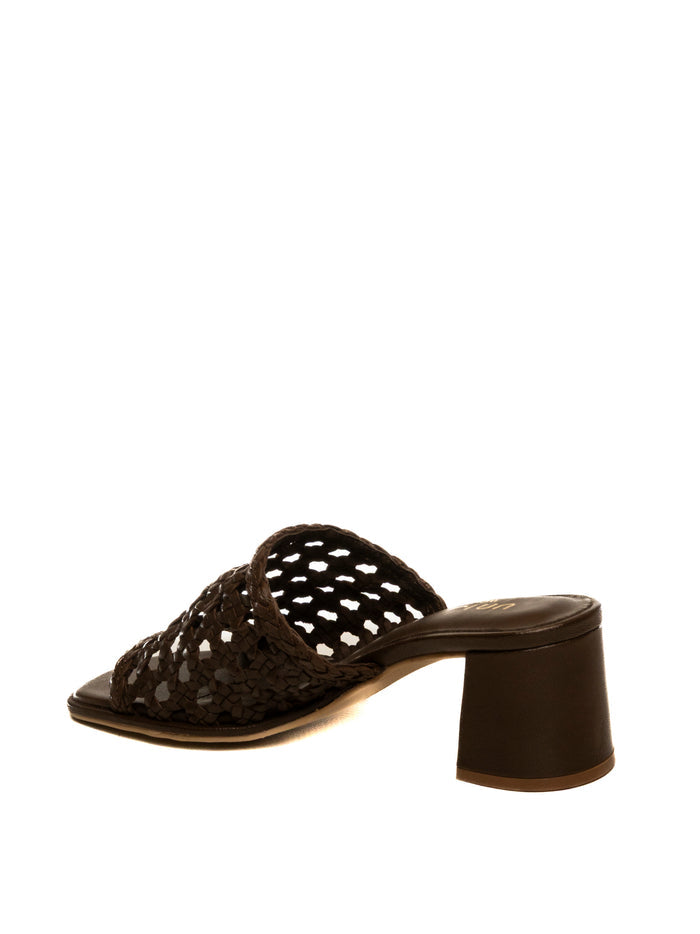 UNISA Sandalo intrecciato mabia moro MABIA PELLE-BROWN