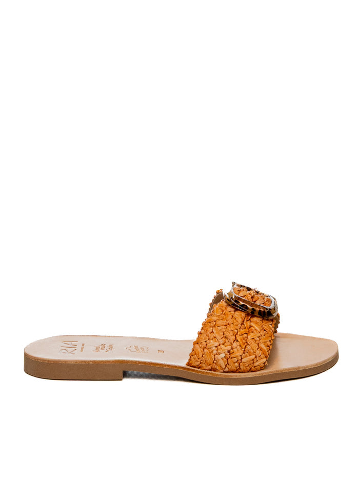 RIA MENORCA sandalo raphia arancio 40334 RAPHIA-NARANSA