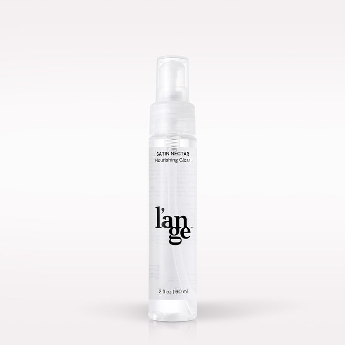 L’ange Satin Nectar Nourishing Gloss on a blank background