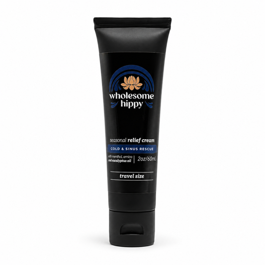 Seasonal Relief Cream | Menthol + Eucalyptus Cooling Cream | 2oz