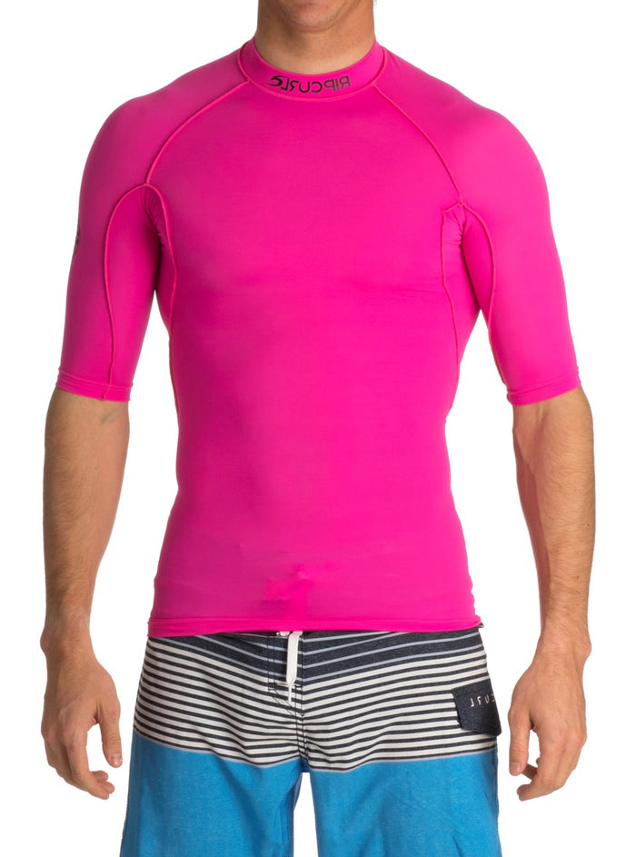 Seasonal Stock - Rip Curl Short Sleeve Rash Vests Adults - multiple colours