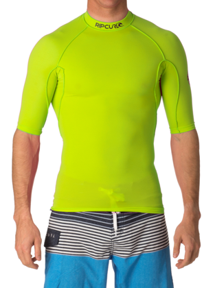 Seasonal Stock - Rip Curl Short Sleeve Rash Vests Adults - multiple colours