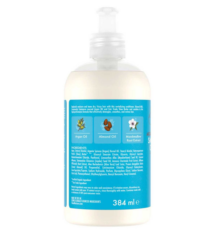 SheaMoisture Argan Oil & Almond Milk Smooth & Tame Conditioner 384ml