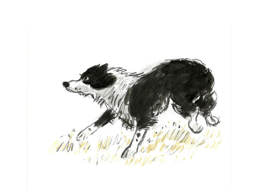 Sheepdog (1) - Sir Kyffin Williams Mounted Print