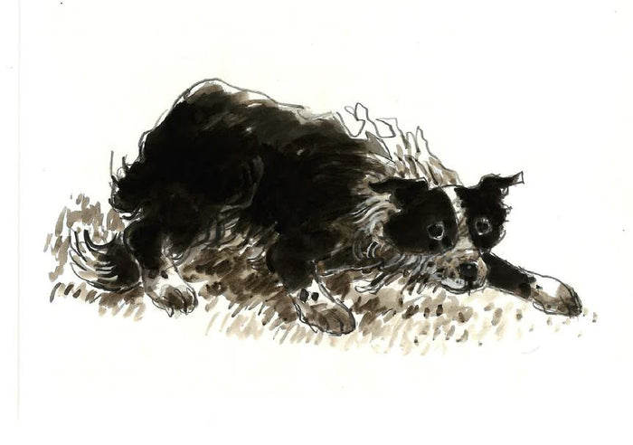 Sheepdog (4) - Sir Kyffin Williams Mounted Print