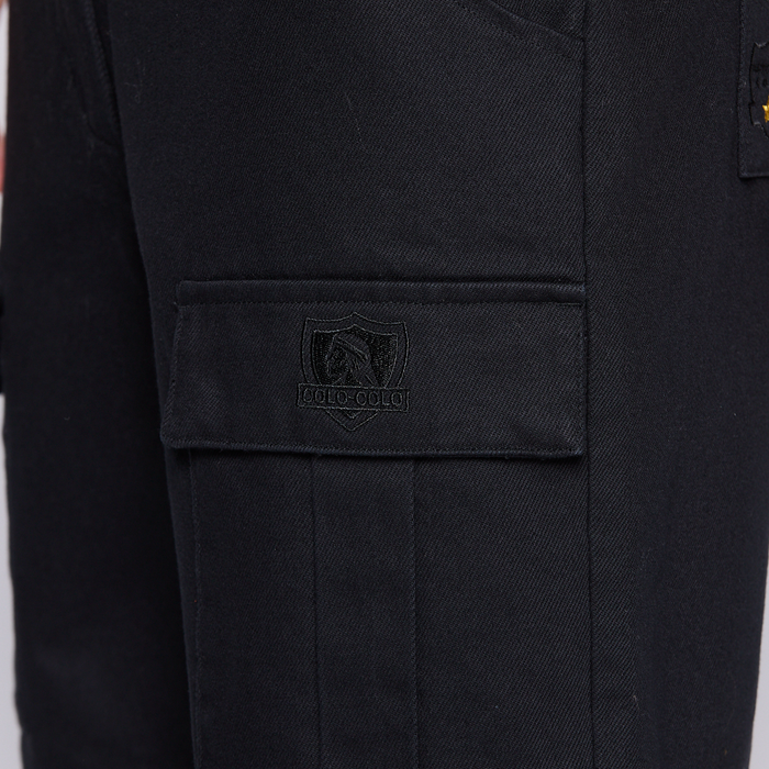 Short Colo Colo Urbano Hombre Cargo Negro