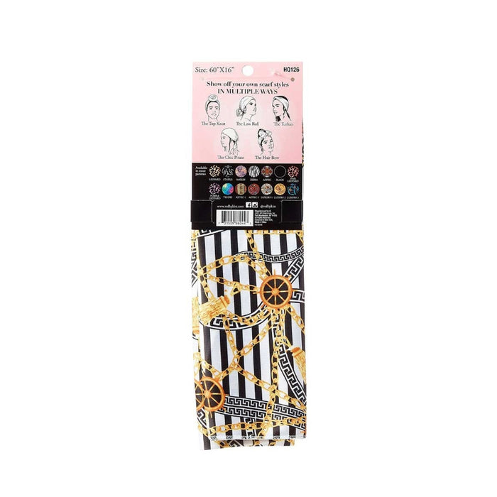 Silky Satin Wrap Scarf [Luxury 1]  #HQ126
