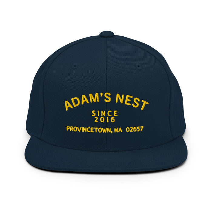 Adam's Nest Since 2016 6 panel flatbill dark navy
