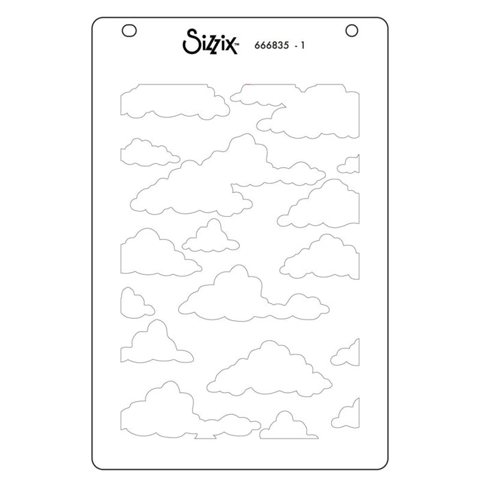 Sizzix - By Catherine Pooler - A6 Layered Stencils - In the Clouds (4pk). Available at Embellish Away located in Bowmanville Ontario Canada.