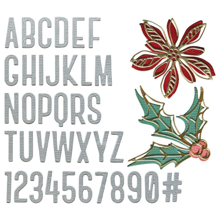 Sizzix - Thinlits Die Set - 43/Pkg - By Tim Holtz - Vault Seasonal Sketch. Available at Embellish Away located in Bowmanville Ontario Canada.