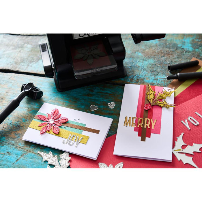 Sizzix - Thinlits Die Set - 43/Pkg - By Tim Holtz - Vault Seasonal Sketch. Available at Embellish Away located in Bowmanville Ontario Canada. example by brand ambassador.