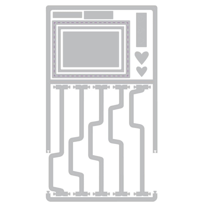 Sizzix - Thinlits Die Set - Snap and Swap File Folders (15pk). Available at Embellish Away located in Bowmanville Ontario Canada.