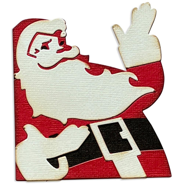 Sizzix - Thinlits Dies By Tim Holtz - 6/Pkg - Retro Santa. Thinlit dies offer a variety of affordable solo options or multi die options. Thinlits are easy to use and are compact and portable. Available at Embellish Away located in Bowmanville Ontario Canada.