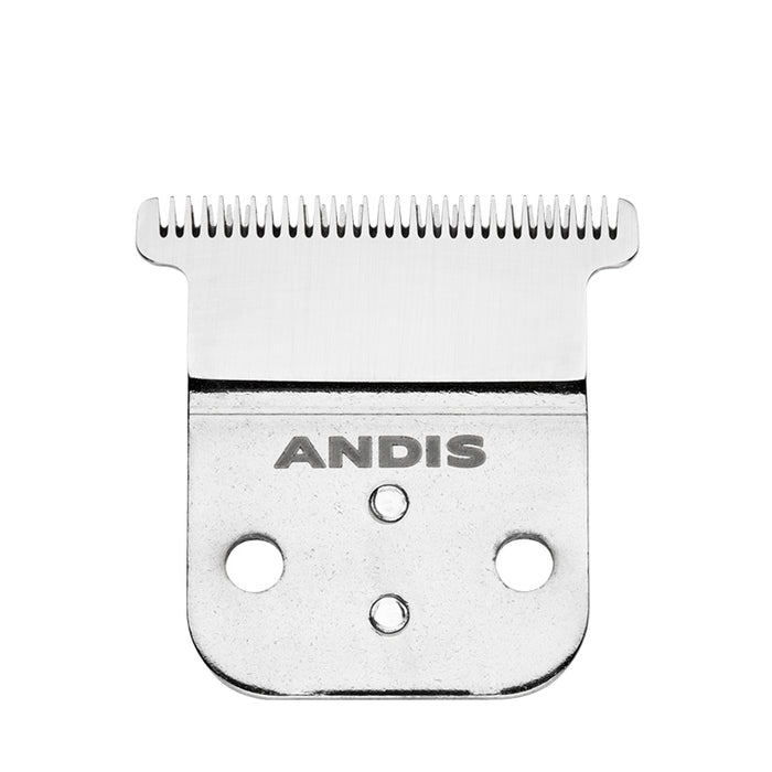 Andis Slimline Pro replacement blade stainless steel close up showing ANDIS logo for trimmers