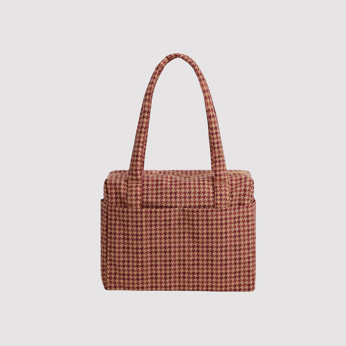 Tan Houndstooth