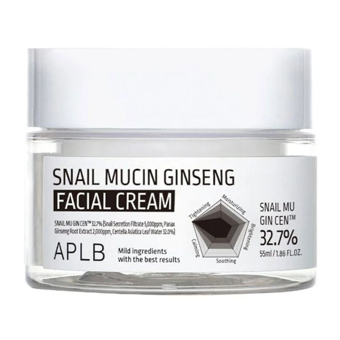 SNAIL MUCIN GINSENG FACIAL CREAM – Crema Hidratanta Si Regeneranta Pentru Fermitate Si Calmarea Pielii