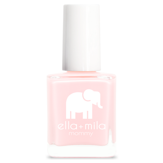 So in Love soft pastel pink nail polish bottle – ella+mila