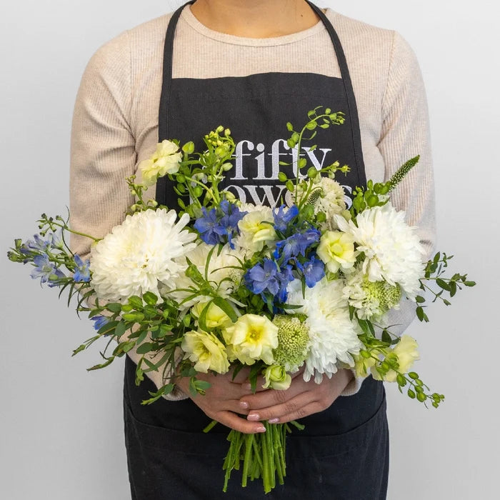 Something Blue Flower Centerpieces Apron - Image