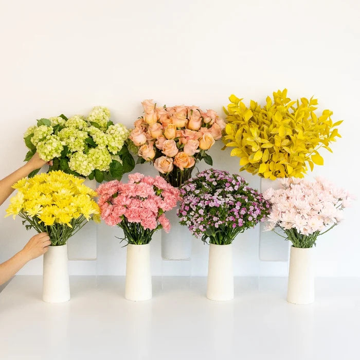 Spring Fling Bouquet Bar Flower Kit Close Up - Image