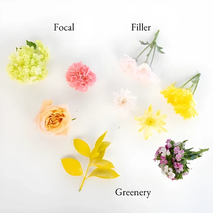 Spring Fling Bouquet Bar Flower Kit Hand - Image