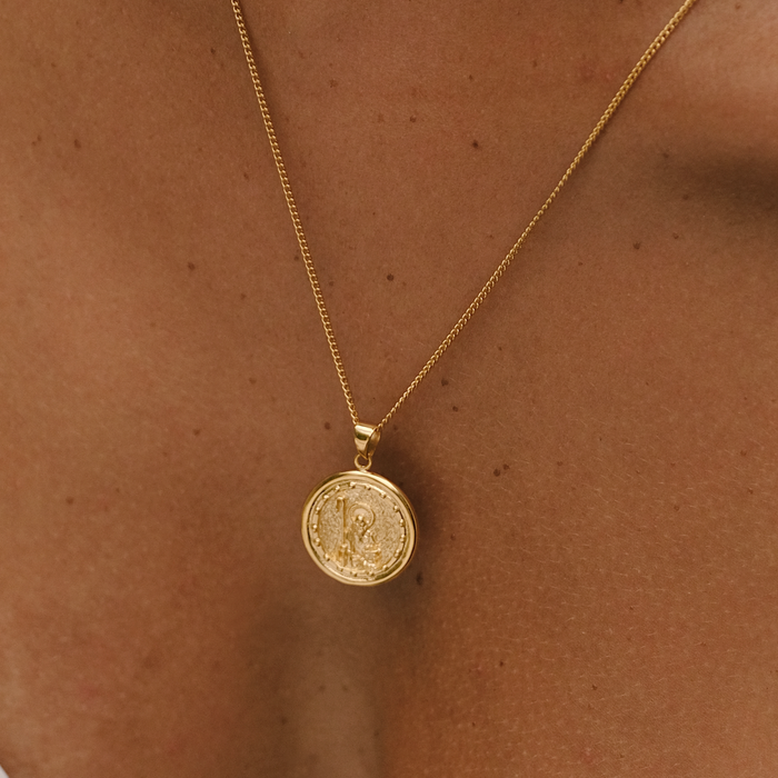St Joachim - Patron Saint of Fathers & Grandparents - Gold CHARM ONLY