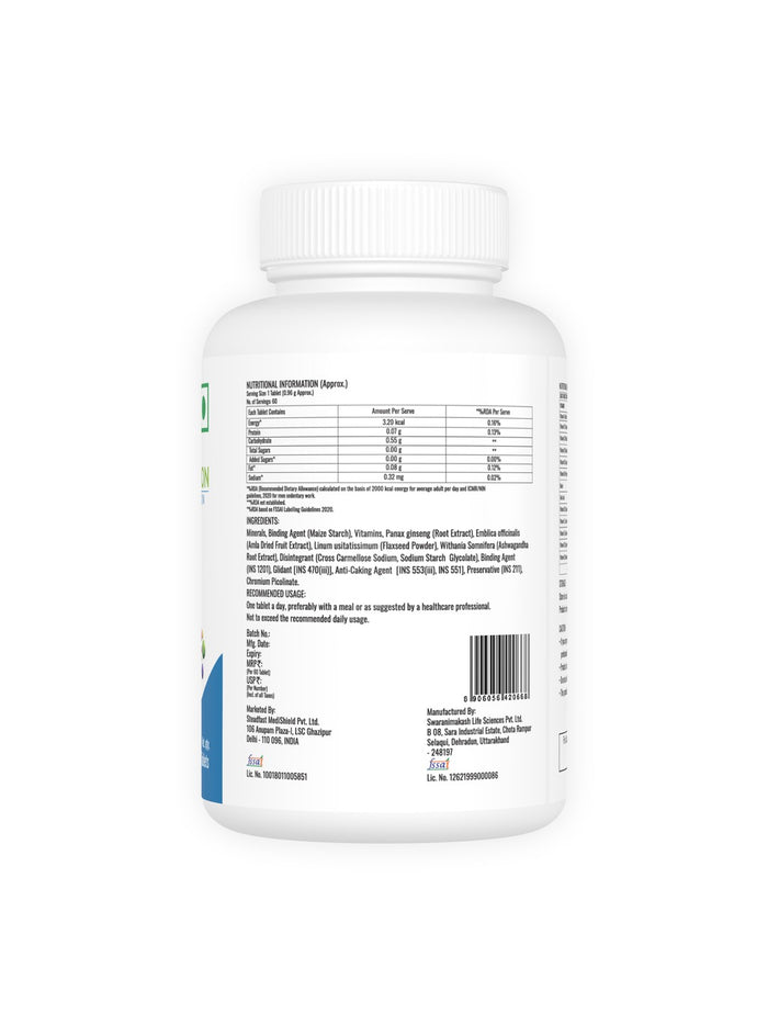 Steadfast Nutrition Multivitamin with Multiminerals & Omega-3 Fatty Acids (60 Tablets)
