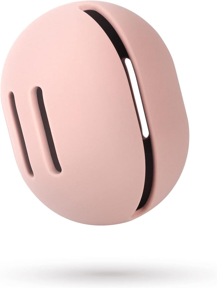 Stylish and Eco-Friendly Makeup Sponge Holder - Travel-Friendly Shatterproof Silicone Case in Pink