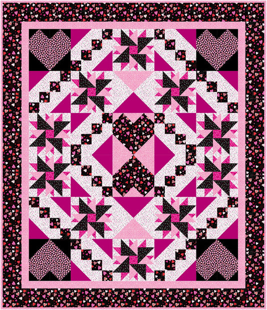Surrounded By Hearts Pattern #465