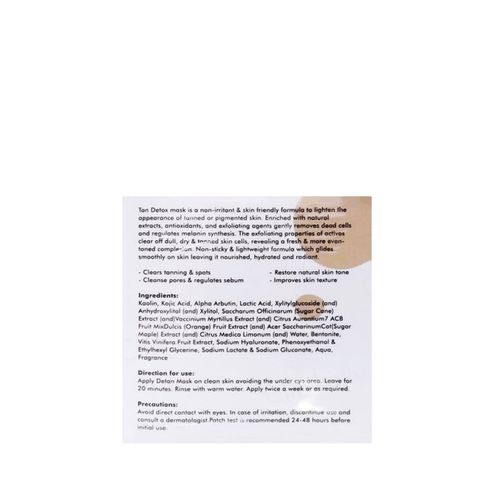 Tan Detox Anti Tan Mask