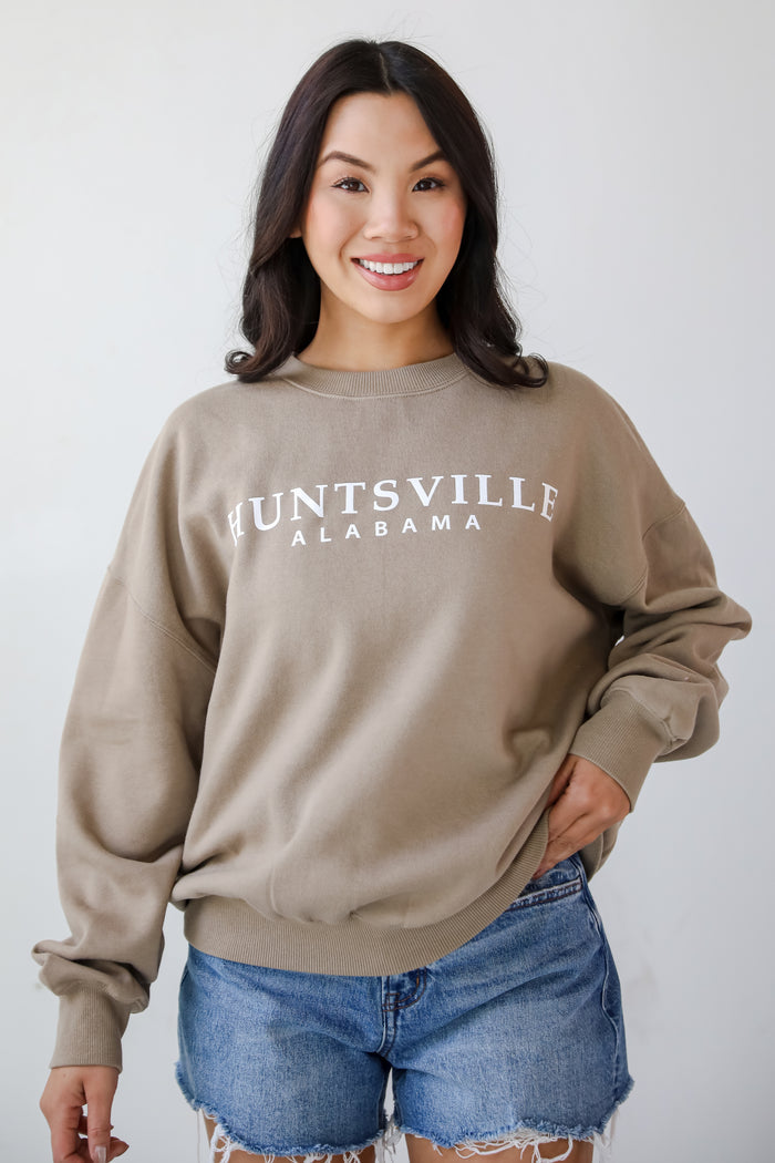 Tan Huntsville Alabama Sweatshirt