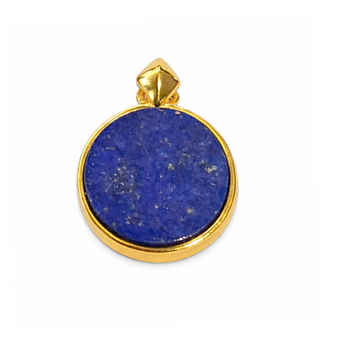 The Alexandria Sterling Silver, Gold & Lapis Lazuli Pendant
