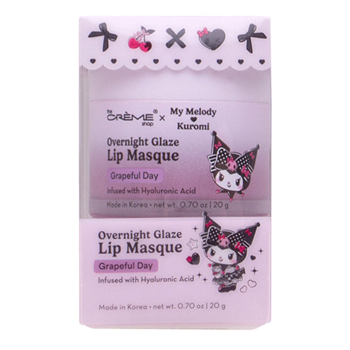 The Creme Shop Overnight Glaze Lip Mask 0.7oz/ 20g (Kuromi Grapeful Day)