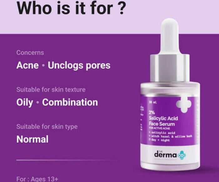The Derma Co 2% Salicylic Acid Face Serum - 30ml