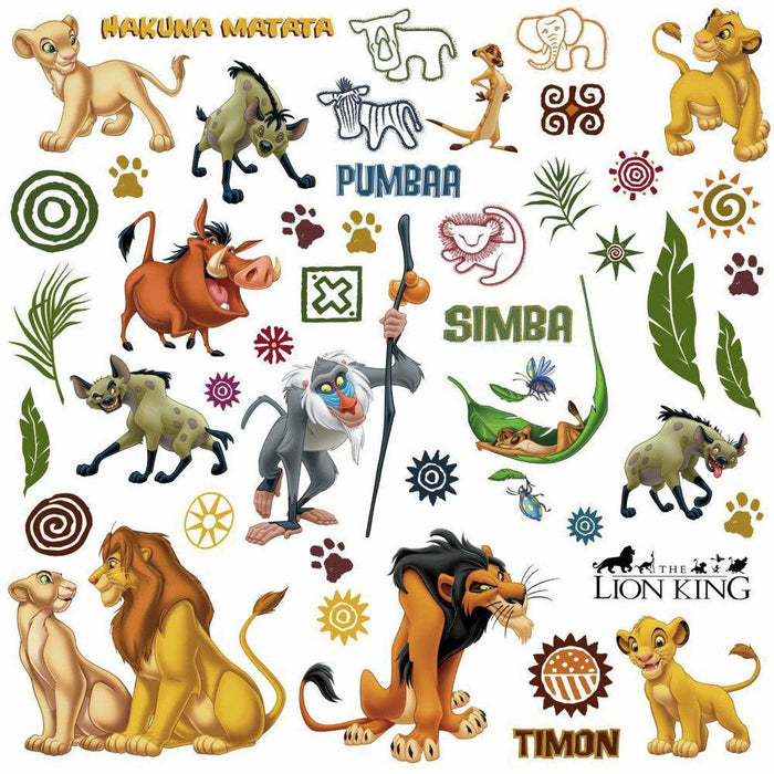 The Lion King Peel and Stick Wall Decals - EonShoppee