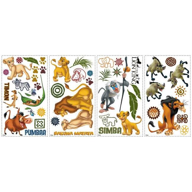 The Lion King Peel and Stick Wall Decals