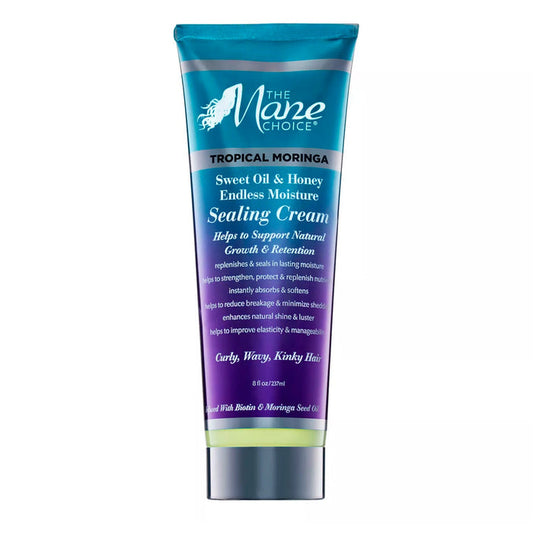 The Mane Choice Tropical Moringa Sweet Oil n Honey Endless Moisture Sealing Cream 8oz - ikatehouse