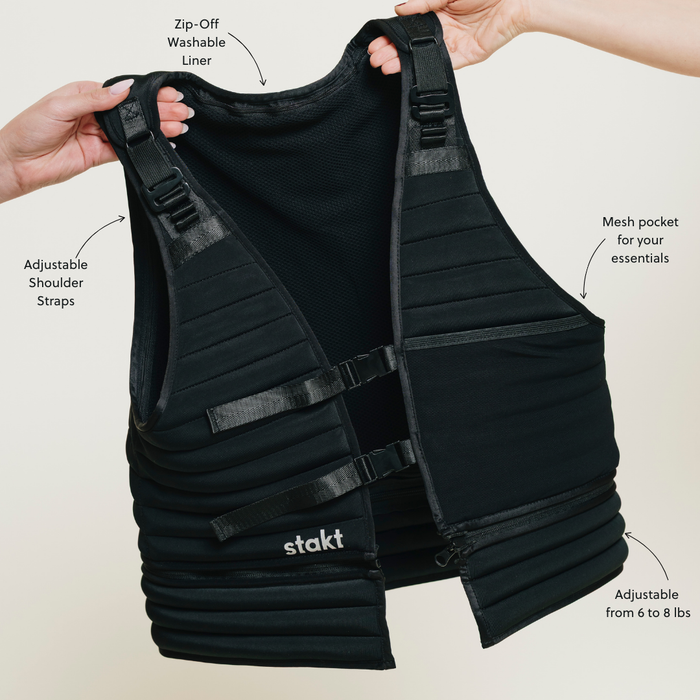 The Stakt Adjustable Weighted Vest