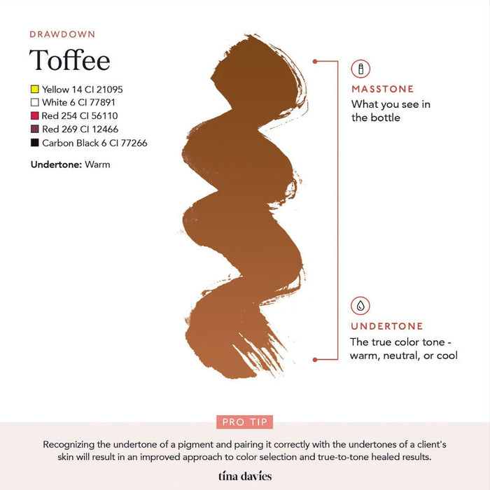 Tina Davies - BROW Pigment - Toffee 15ml