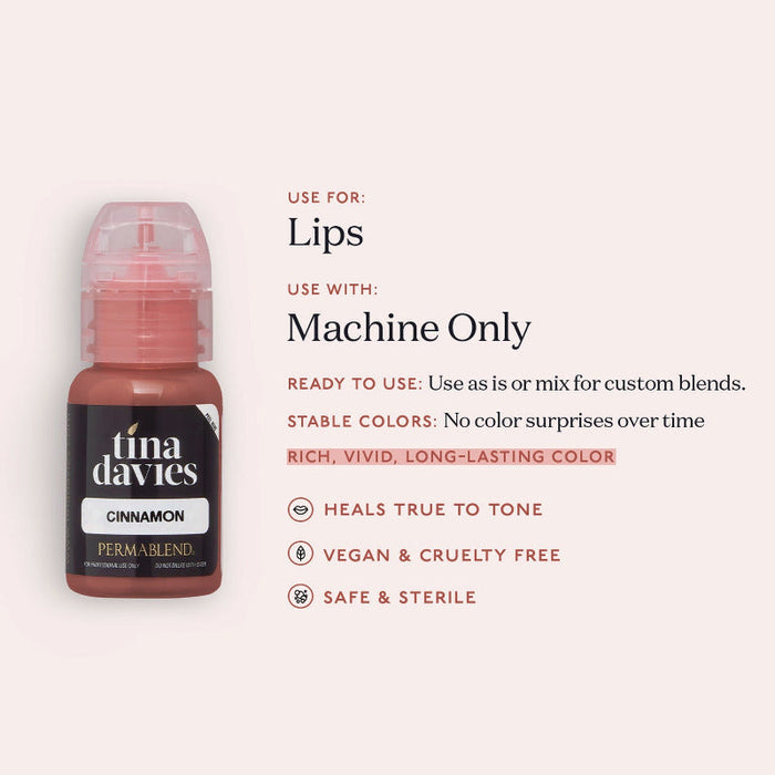 Tina Davies - ENVY LIP Pigment - Cinnamon 15ml
