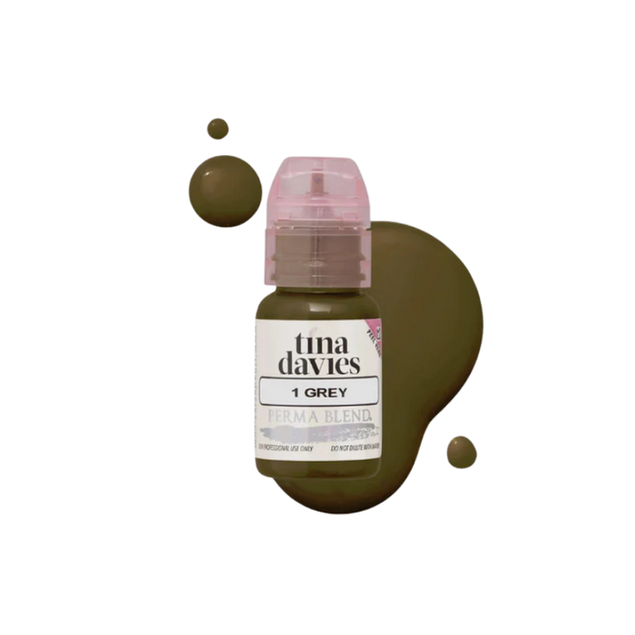 Tina Davies - I Love Ink BROW Pigment - Grey 15ml