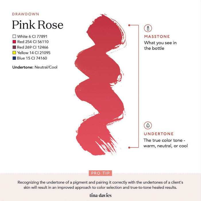 Tina Davies - LIP Pigment - Pink Rose, 15ml