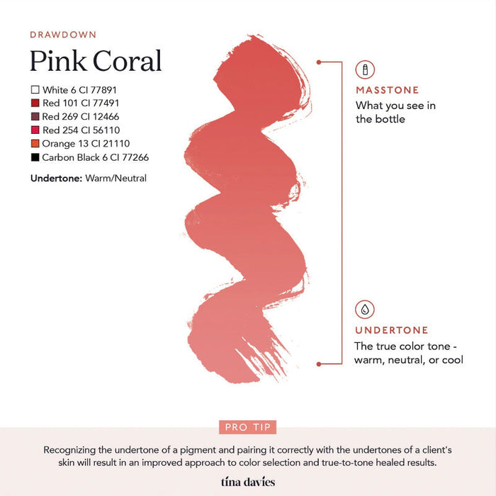 Tina Davies - LUST LIP Pigment - Pink Coral, 15ml