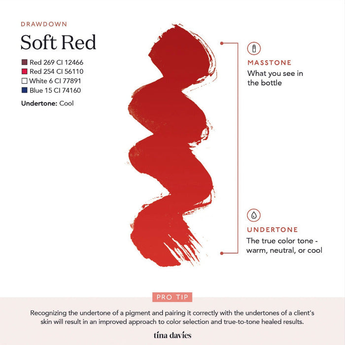 Tina Davies - LUST LIP Pigment - Soft Red, 15ml